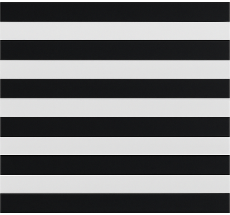 Siyah ve şeffaf soyulmuş yemek odası stor perde - TenStickers