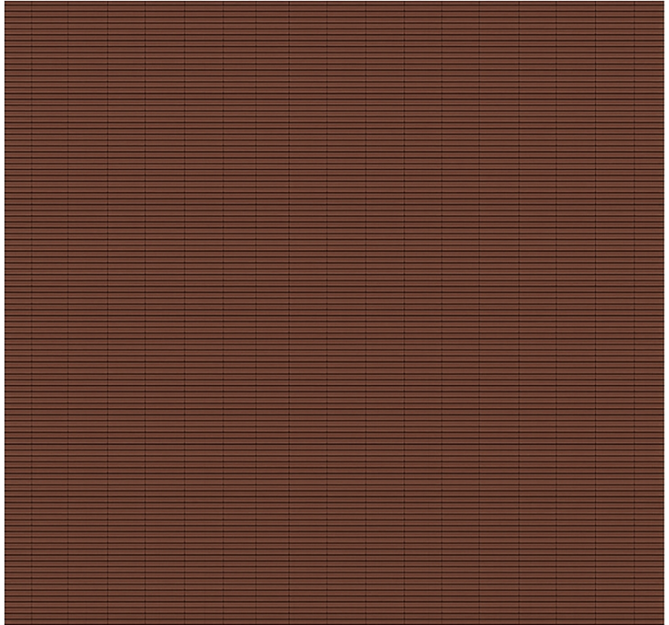 çikolata kahverengi bambu efekti yemek odası stor perde - TenStickers