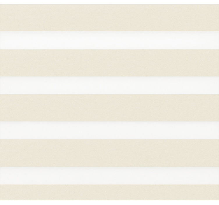 Kirli beyaz şerit yemek odası stor perde - TenStickers