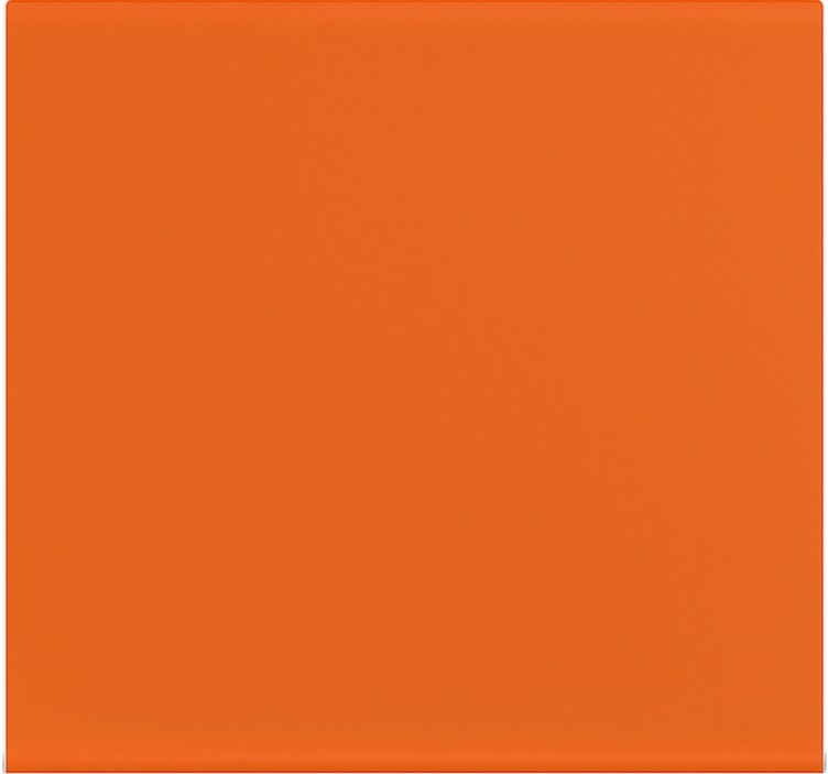 Yanık turuncu tek renkli yemek odası stor perde - TenStickers