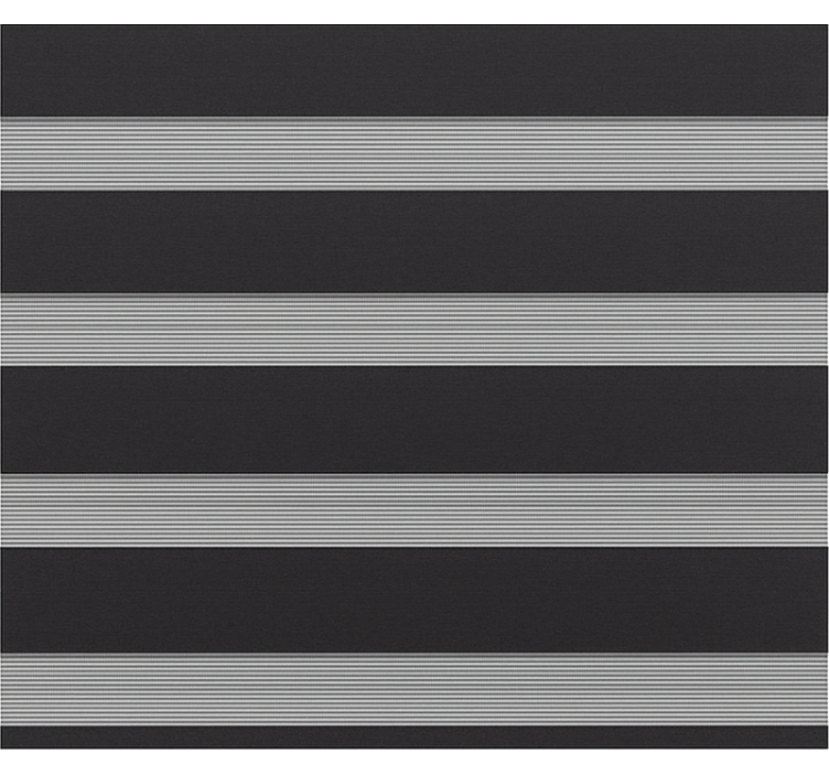 Ofis stor perde şık siyah güneş koruma - TenStickers