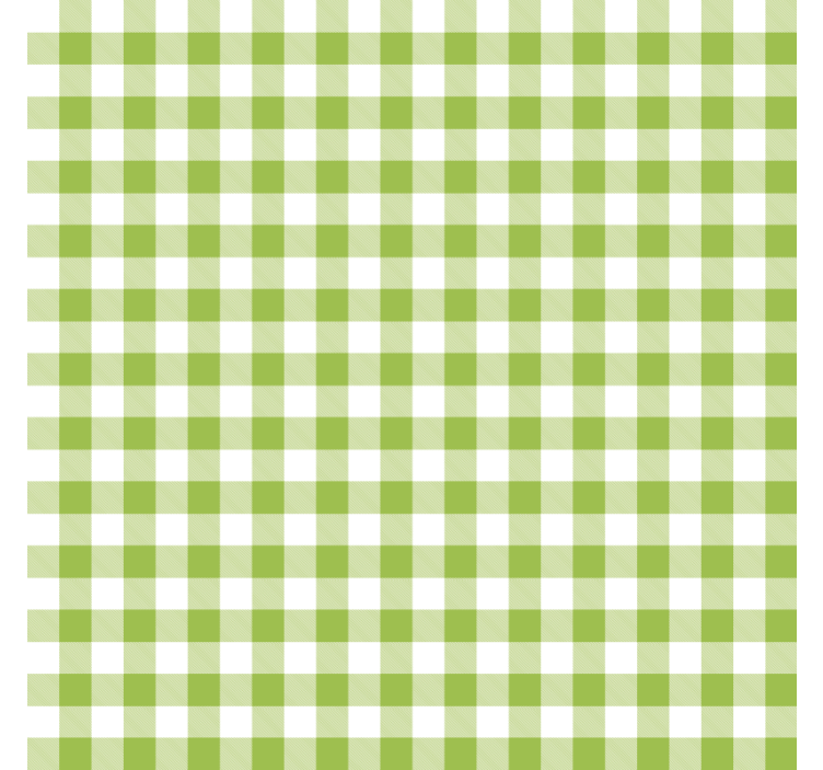 Yemek odası stor perde - karo desenli - TenStickers