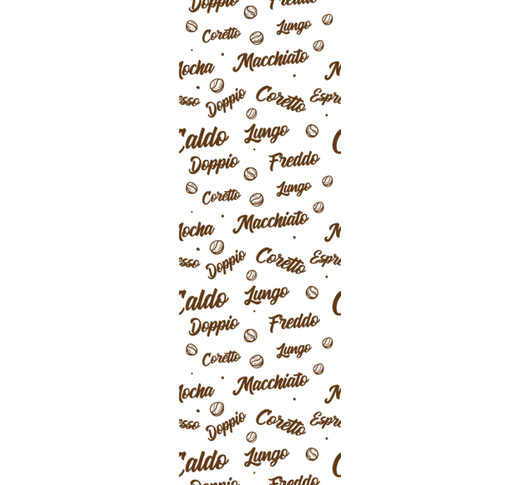 Yemek odası stor perde her gün kahve - TenStickers