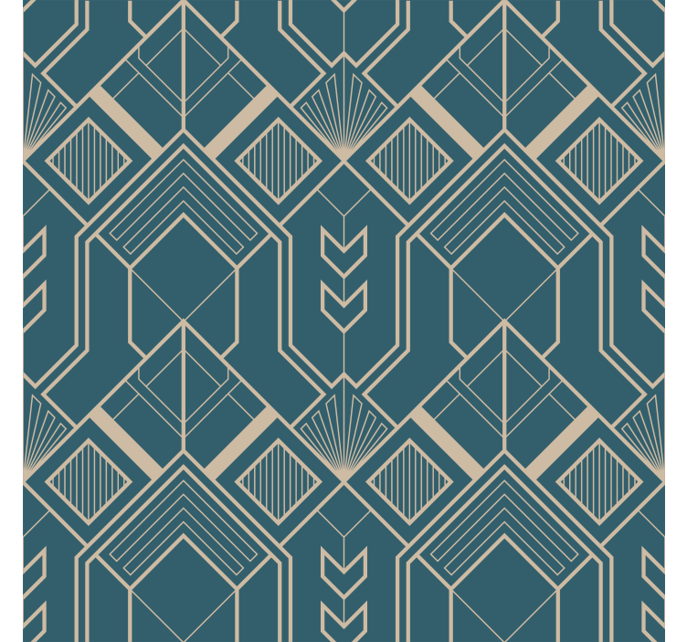 Modern stor perde - Şık desenli motif - TenStickers