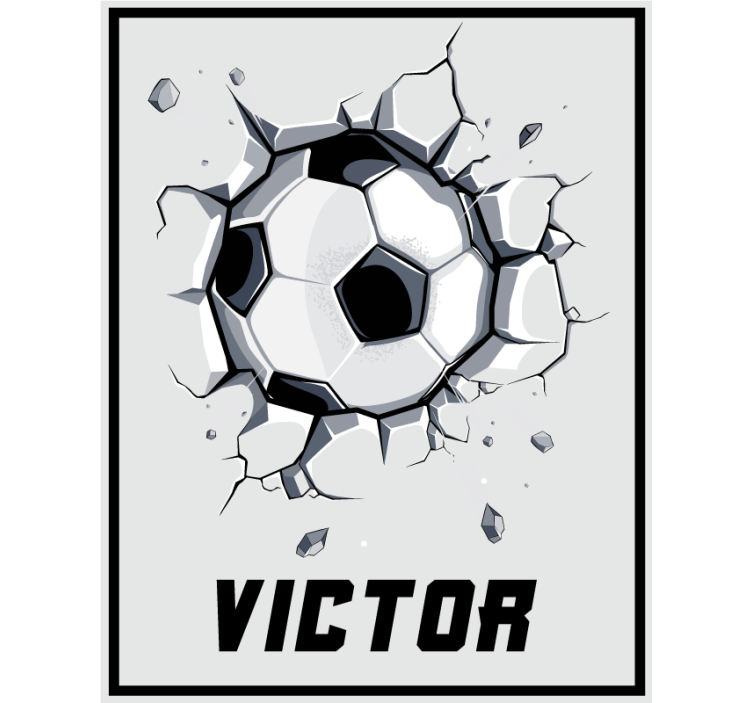 Kırma topu özel baskılı pencere gölgesi - TenStickers