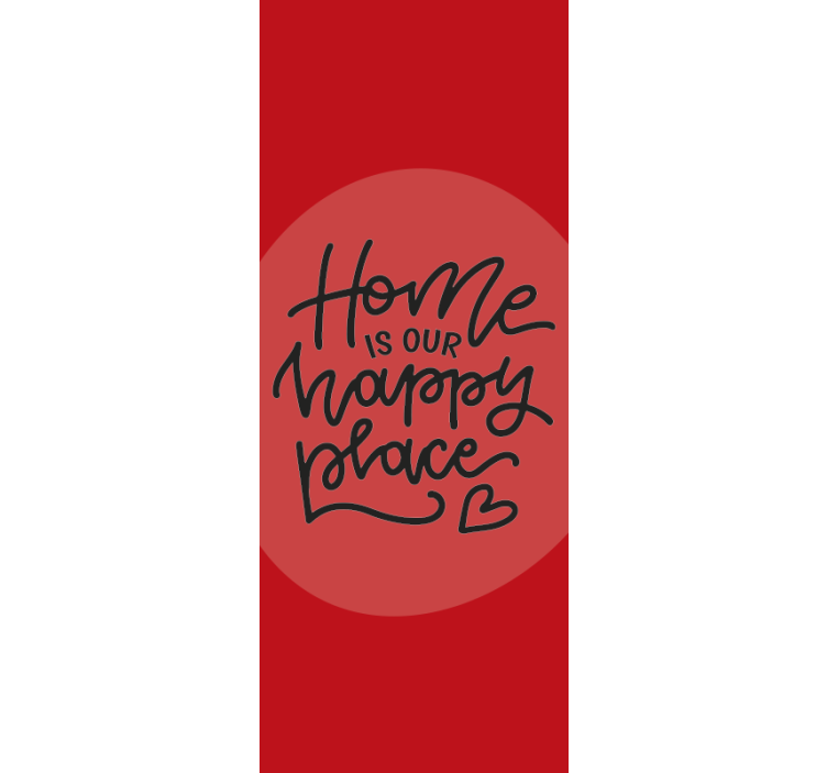 Sevimli siyah metin oturma odası Stor perde - TenStickers