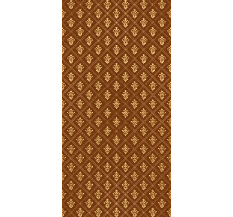 Barok dantel tasarım oturma odası stor perde - TenStickers