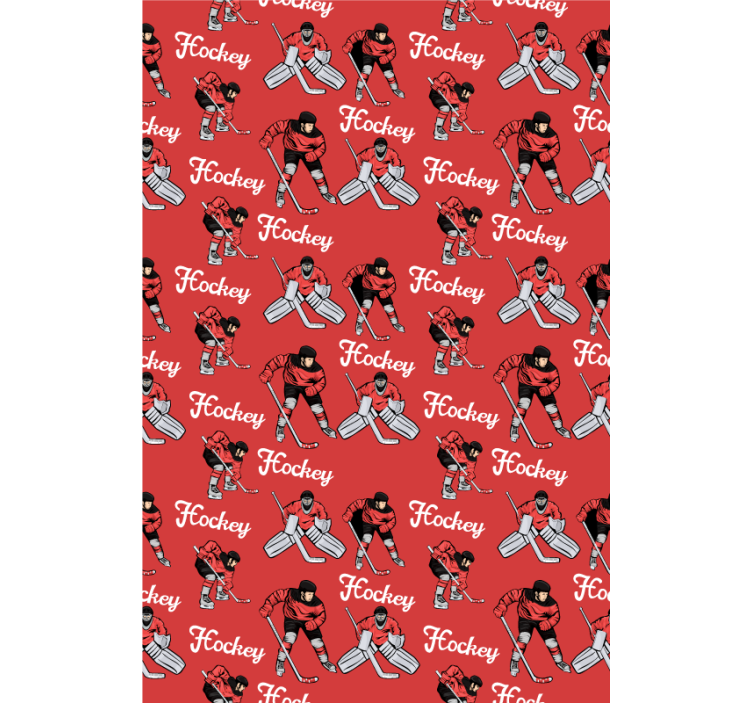 Hokey oyuncuları yazdır spor stor perde - TenStickers