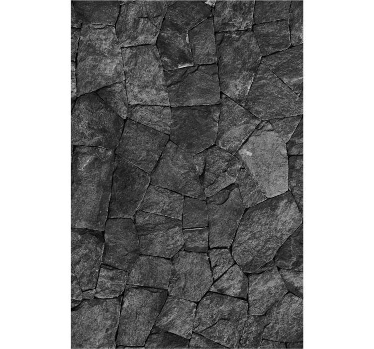 Doğal taş yüzey doku ve desen stor perde - TenStickers