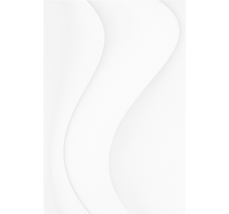 Beyaz modern şekiller ana yatak odası Stor perde - TenStickers