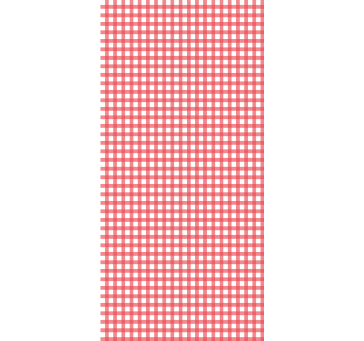 Kırmızı işaretli dekorasyon mutfak Stor perde - TenStickers