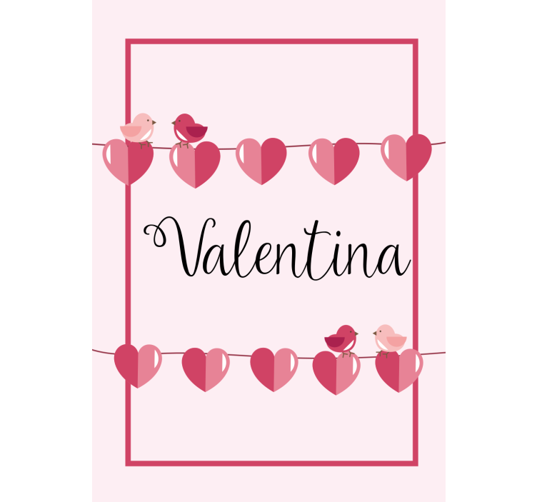 Aşk kalpleri ve isimleri genç odasi stor perde - TenStickers