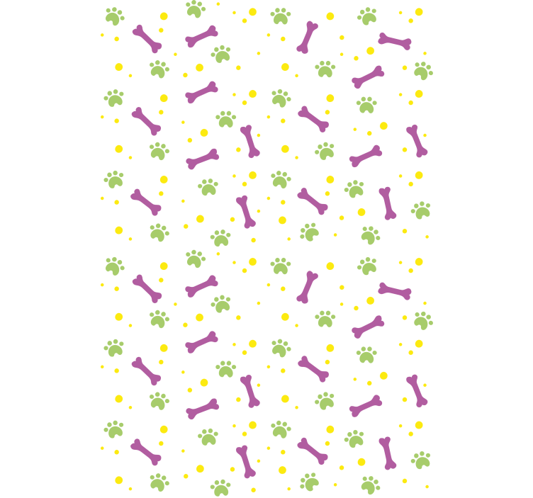 Pençeler ve kemikler hayvanlar stor perde - TenStickers