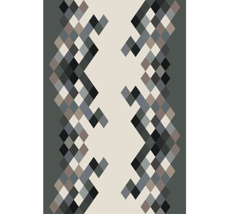 Renk tonları renk blokları oturma odası Stor perde - TenStickers