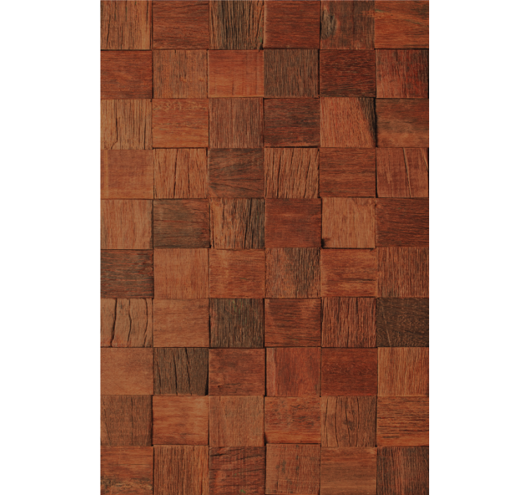 Ahşap plakalar ahşap doku yemek odası Stor perde - TenStickers