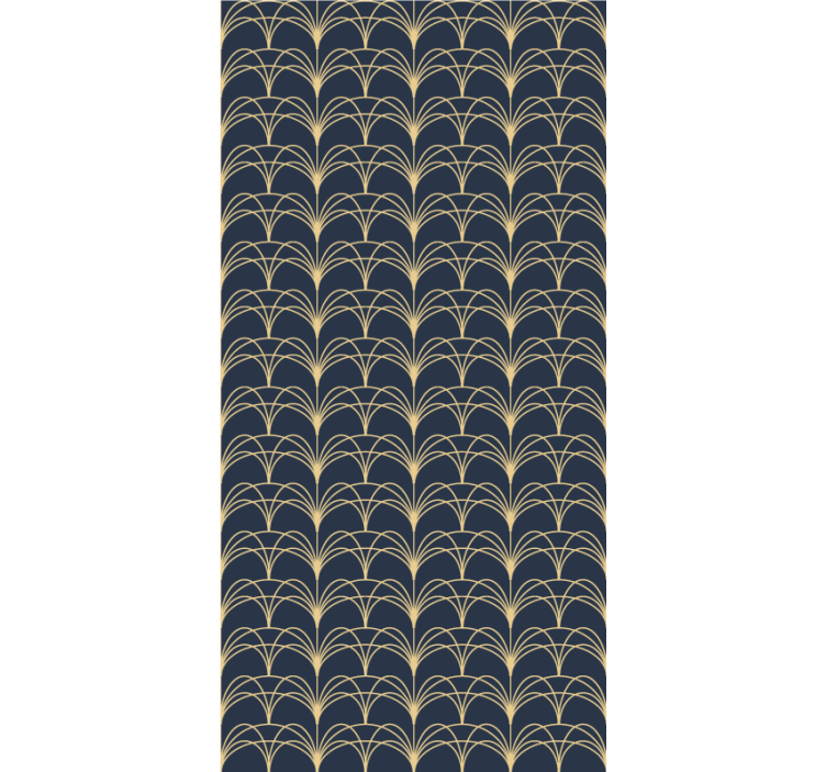 Altın kemerler zarif stor perde - TenStickers