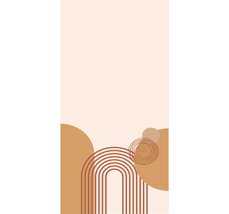 Yeni sıcak geometrik stil modern Stor perde - TenStickers