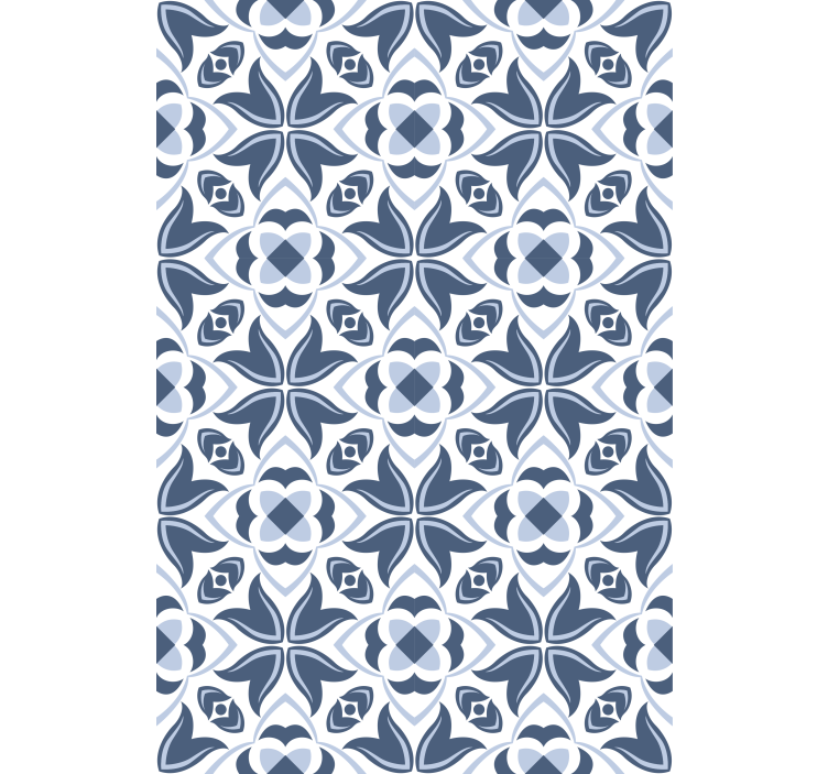 Karmaşık fayans teması mutfak stor perde - TenStickers