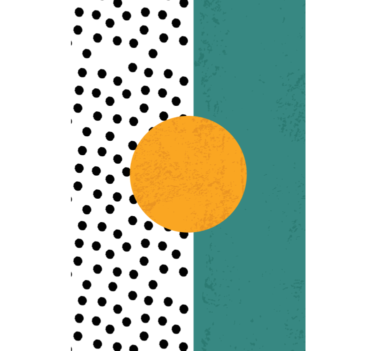 çağdaş nokta tasarımı modern stor perde - TenStickers