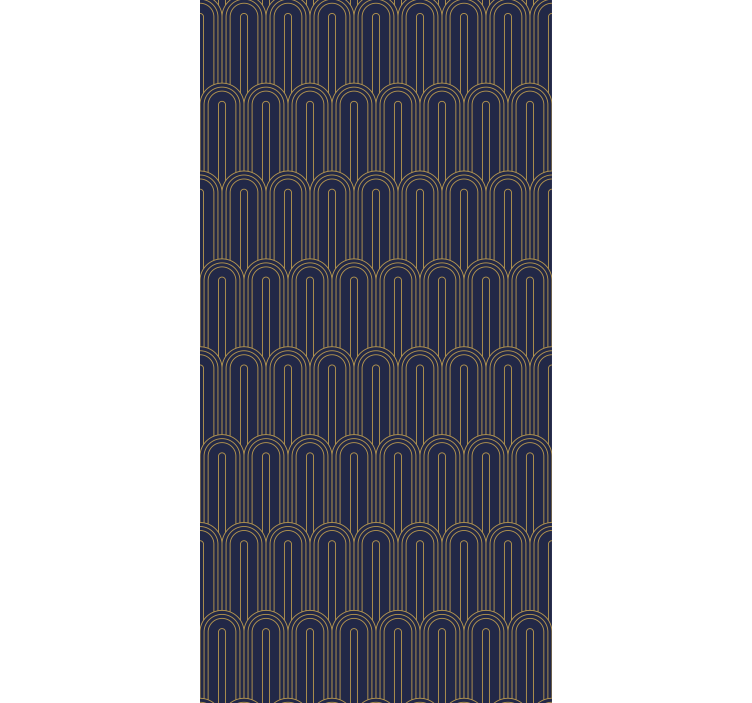 Modern altın kemerler zarif stor perde - TenStickers