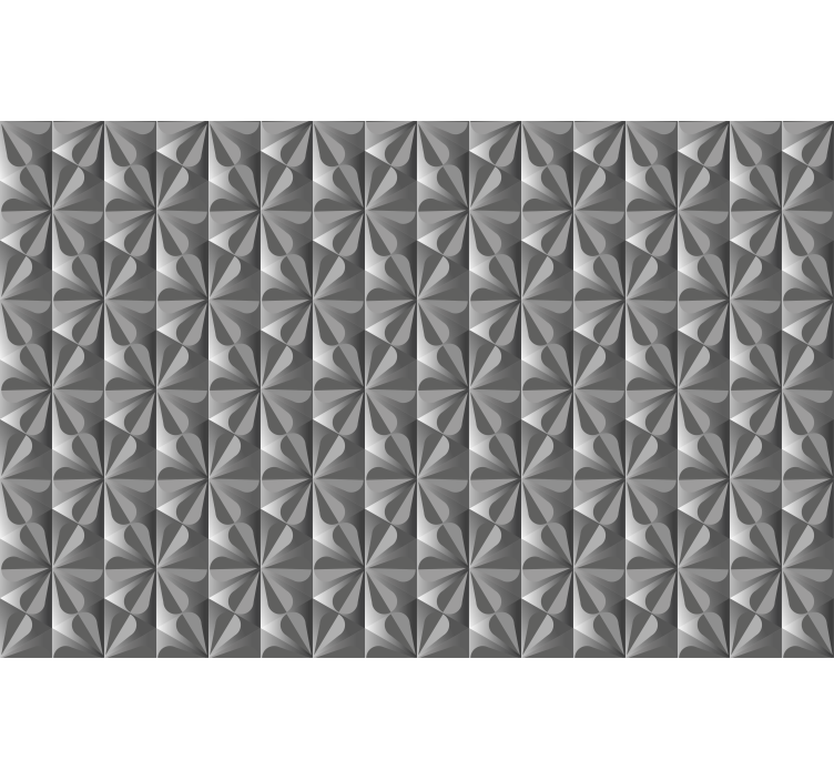 Doku ve desen stor perde geometrik desen tasarımı - TenStickers