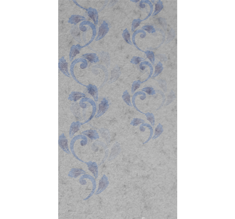 Botanik yükselen tema çiçekler ve bitkiler stor perde - TenStickers