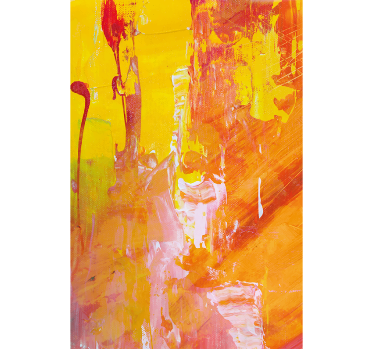 Canlı soyut sıçramalar doku ve desen stor perde - TenStickers