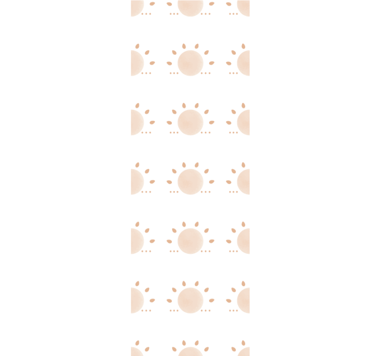 Soyut minimal güneş nordic Stor perde - TenStickers