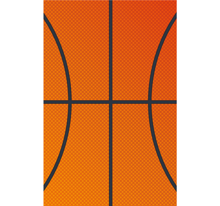 Basketbol spor pencere Stor perdelüğü - TenStickers