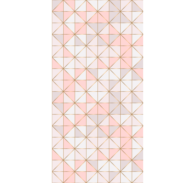 Geo elmas dokular ve desenler Stor perde - TenStickers