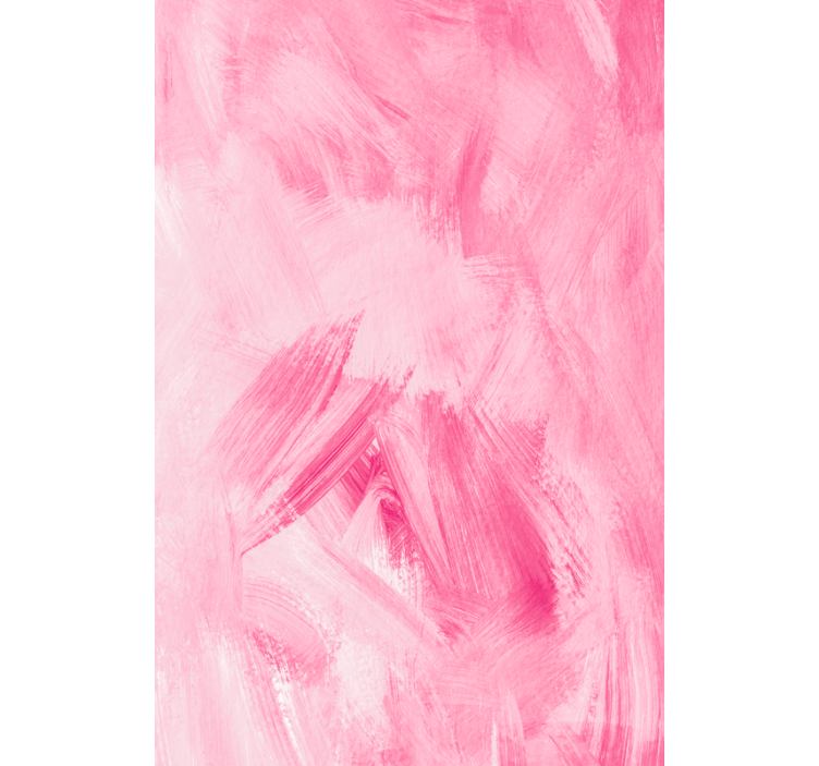 Koyu pembe fırça darbeleri ana yatak odası için stor perde - TenStickers