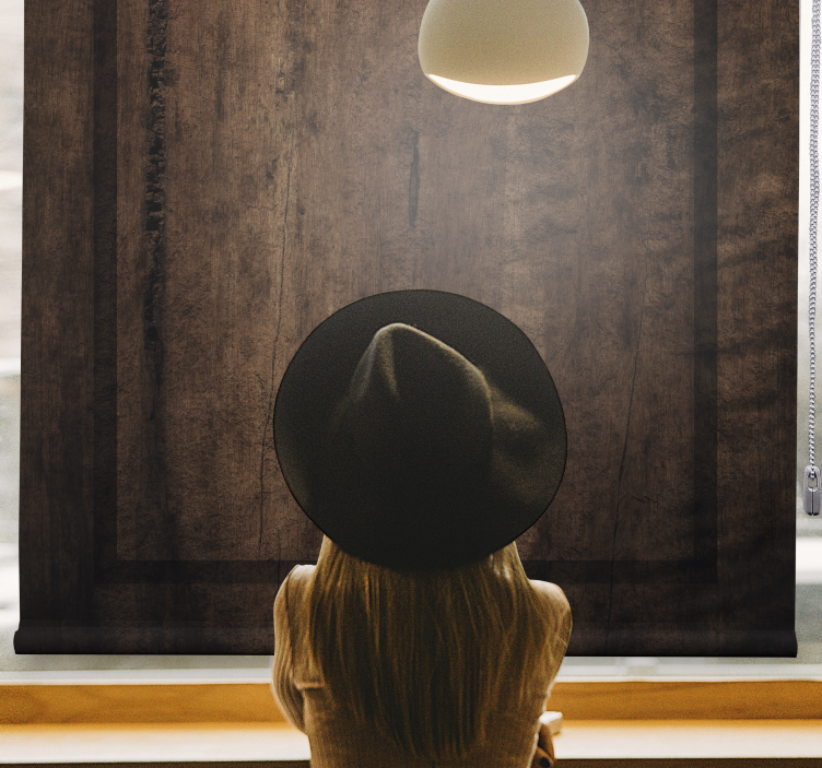 Ahşap tahta rustik Stor perde - TenStickers