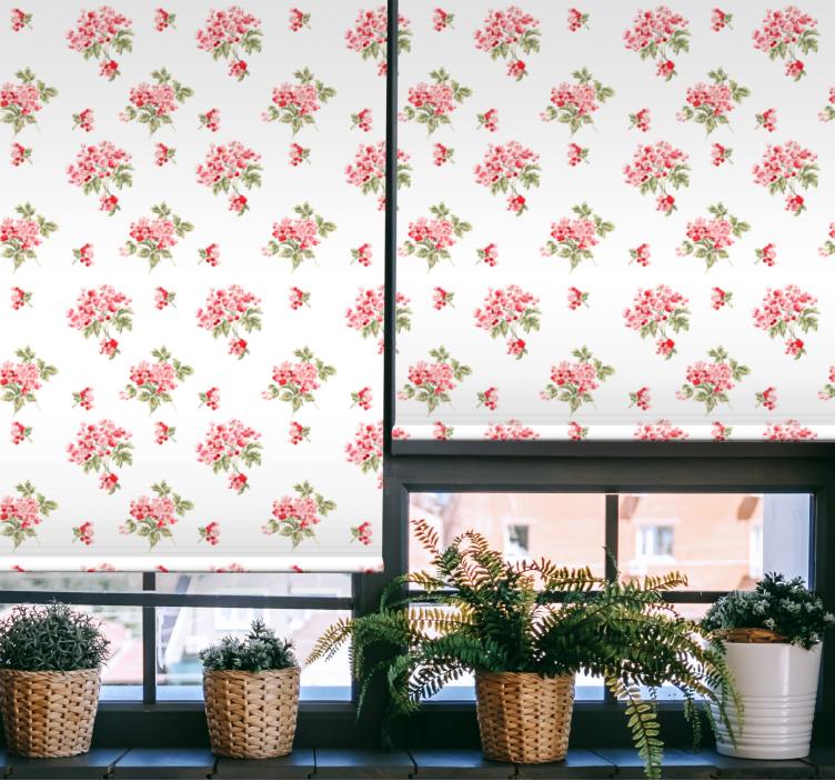 Vintage zarif düzenleme oturma odası stor perde - TenStickers