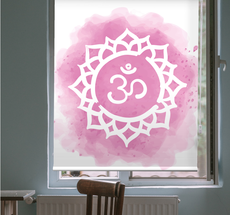Mandala om sembolü zen stor perde - TenStickers