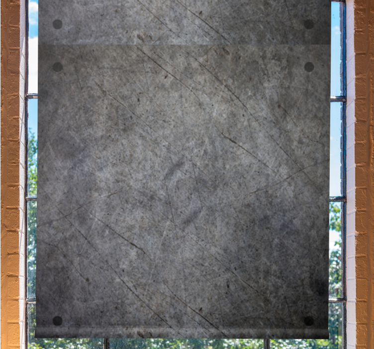 Metal efektli endüstriyel dekor rustik panjur - TenStickers