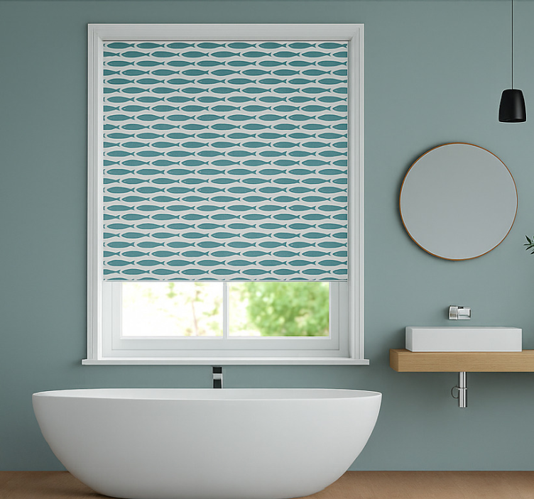 oscurante acqua banyo stor perde - TenStickers
