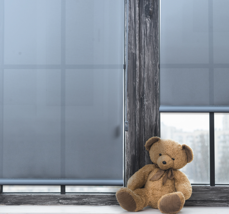 Soluk camgöbeği tonu karartma stor perde - TenStickers