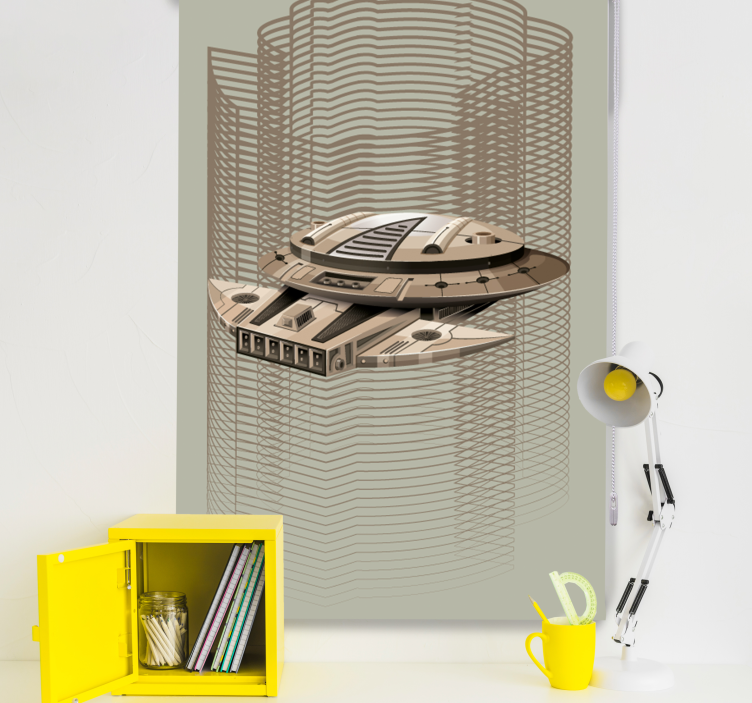 Uzay gemisi geek stor perde - TenStickers