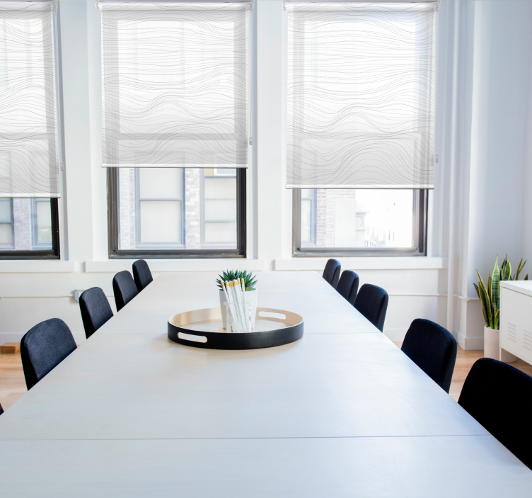 Dalgalar perde zarif Stor perde - TenStickers