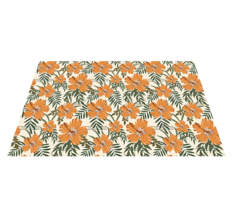 Hawaii sarı ev placemats - TenStickers
