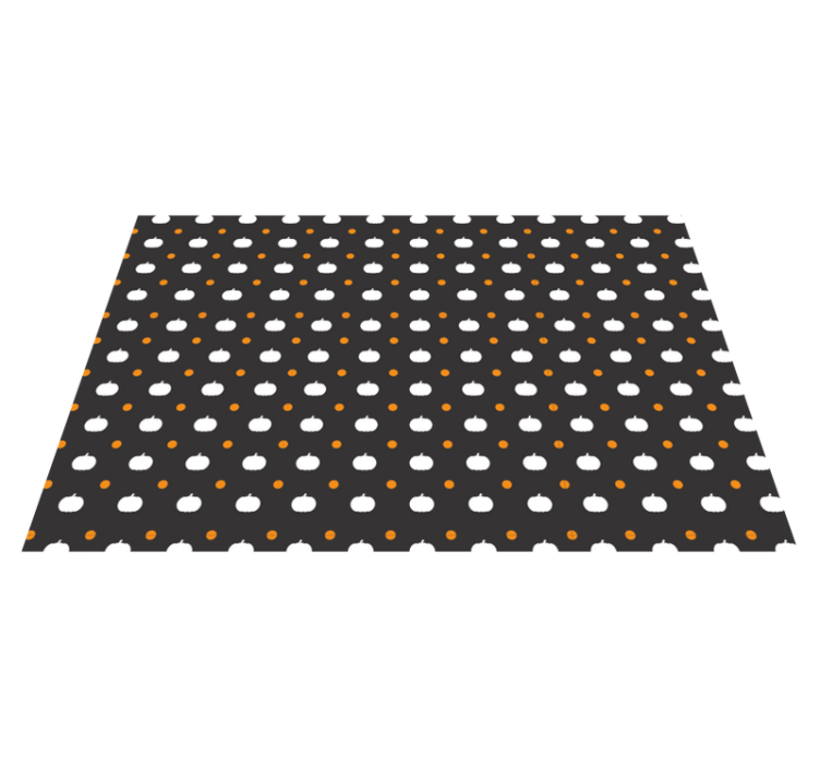 Cadılar bayramı amerikan servis - balkabağı desenli yüzey - TenStickers