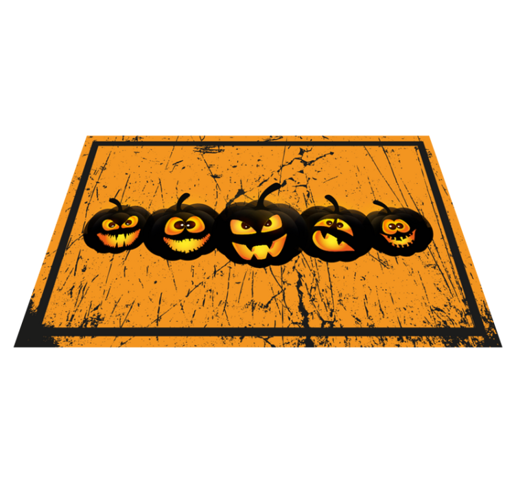 Beş korkunç balkabağı cadılar bayramı placemats - TenStickers