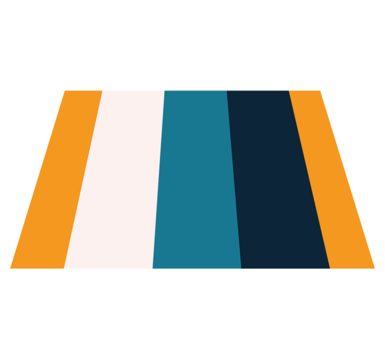 Modern renk paleti dikdörtgen servis altlıkları - TenStickers