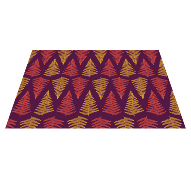 Doku efekti amerikan servis - yaprak deseni arka plan - TenStickers