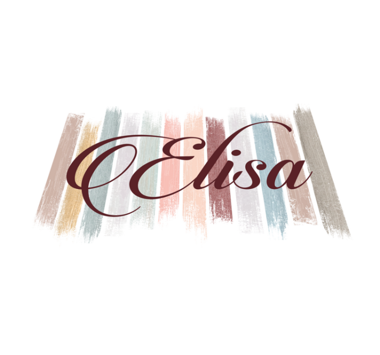 Toprak tonlu boya fırçası orijinal yer altlıkları - TenStickers