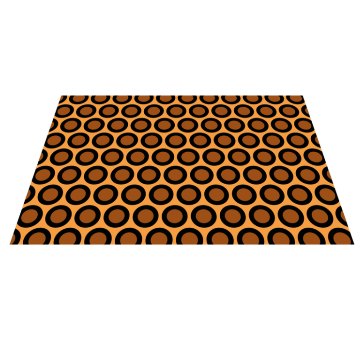 Leopar desenli dokulu placemats - TenStickers