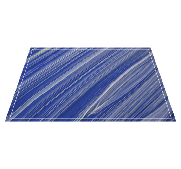 Lacivert mermer zarif placemats - TenStickers