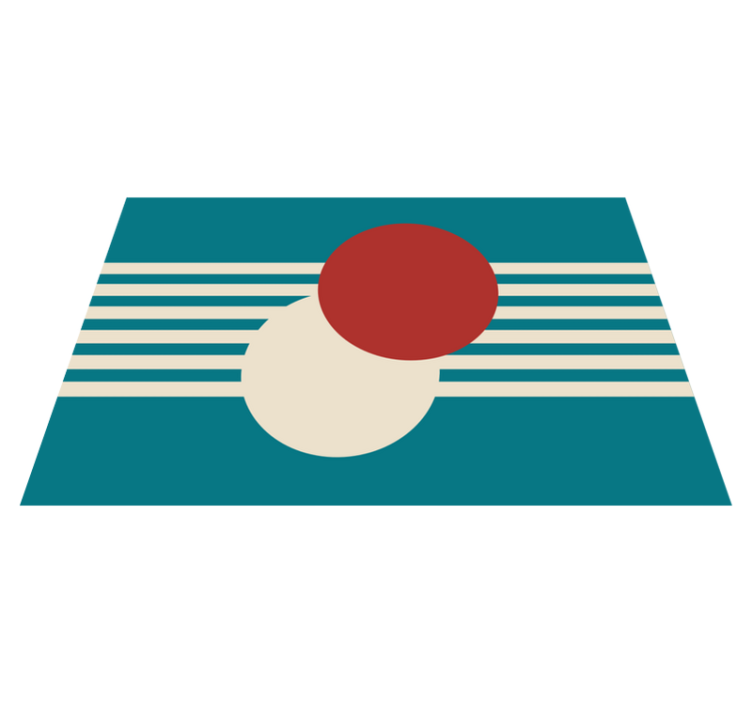 Modern amerikan servis - soyut renkli Şekiller - TenStickers