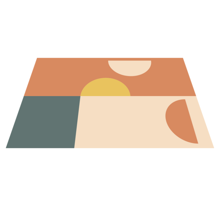 Modern amerikan servis - renkli geometrik Şekiller - TenStickers