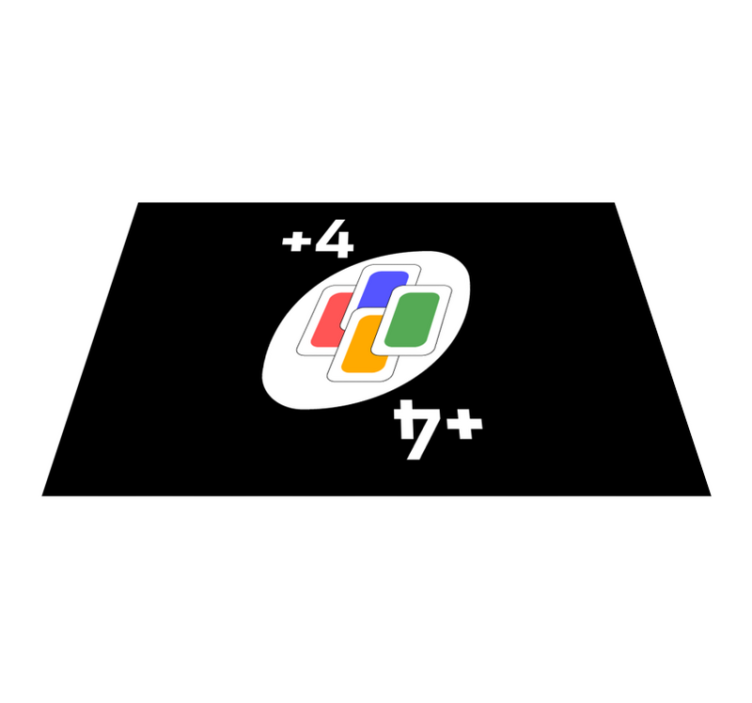 Uno renk kartları orijinal servis altlıkları tasarlar - TenStickers